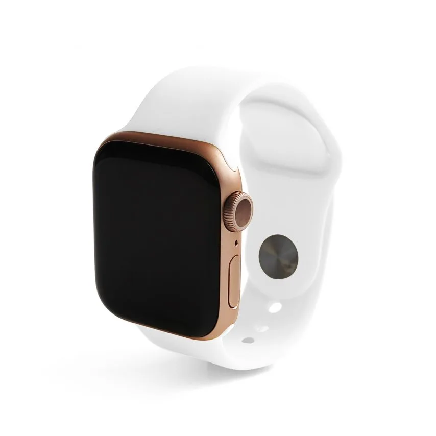 Ремінець Apple силіконовий 42-44 мм S/M білий