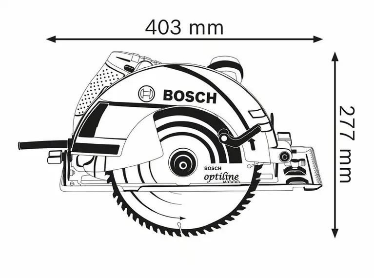 Дискова пила Bosch Professional GKS 235 Turbo 2050Вт 235мм 7.6кг