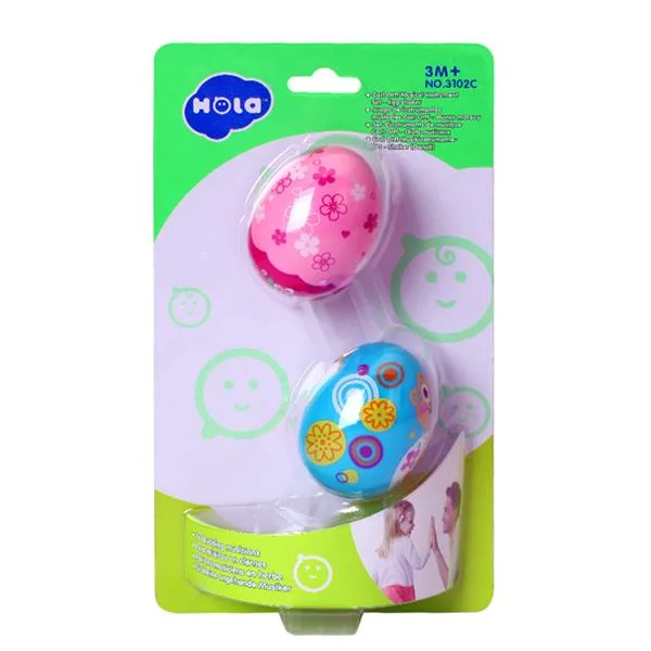 Брязкальце Hola Toys пластикова 22х12,5 см різнокольорові 2 шт