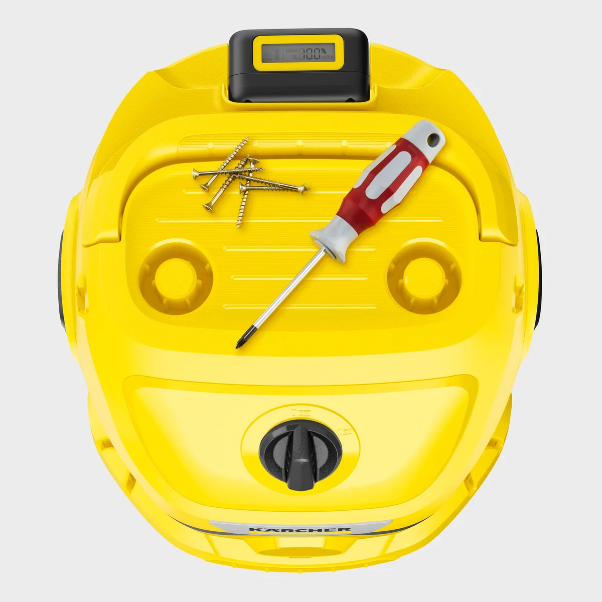 Акумуляторний професійний пилосос Karcher WD 2-18, 18В, контейнер 12л, без батареї та зарядного пристрою.