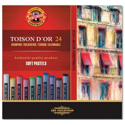 Пастель TOISON D'OR 24 кольори KOH-I-NOOR