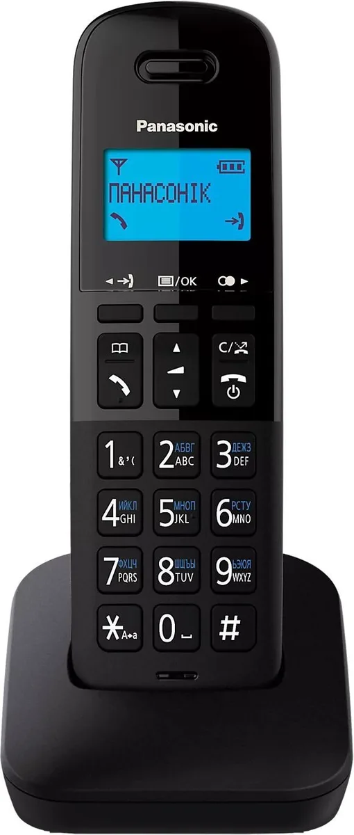 Радиотелефон DECT Panasonic KX-TGB610UAB, черный