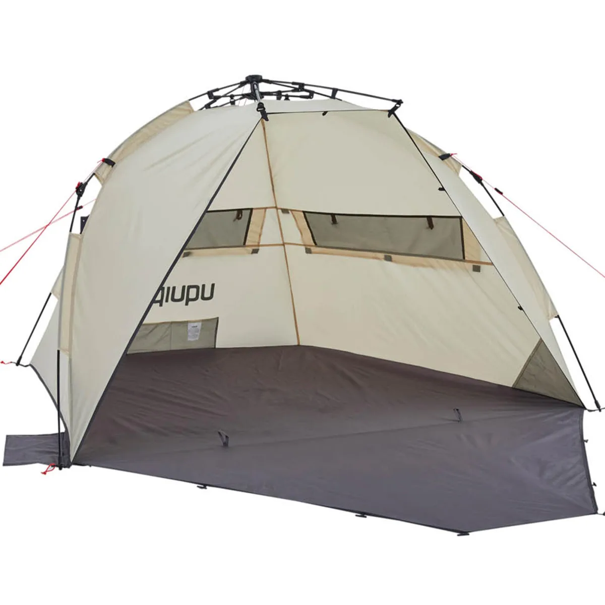 Намет Uquip Polyester 200х150х115 см Піщаний/Сірий UV 50+