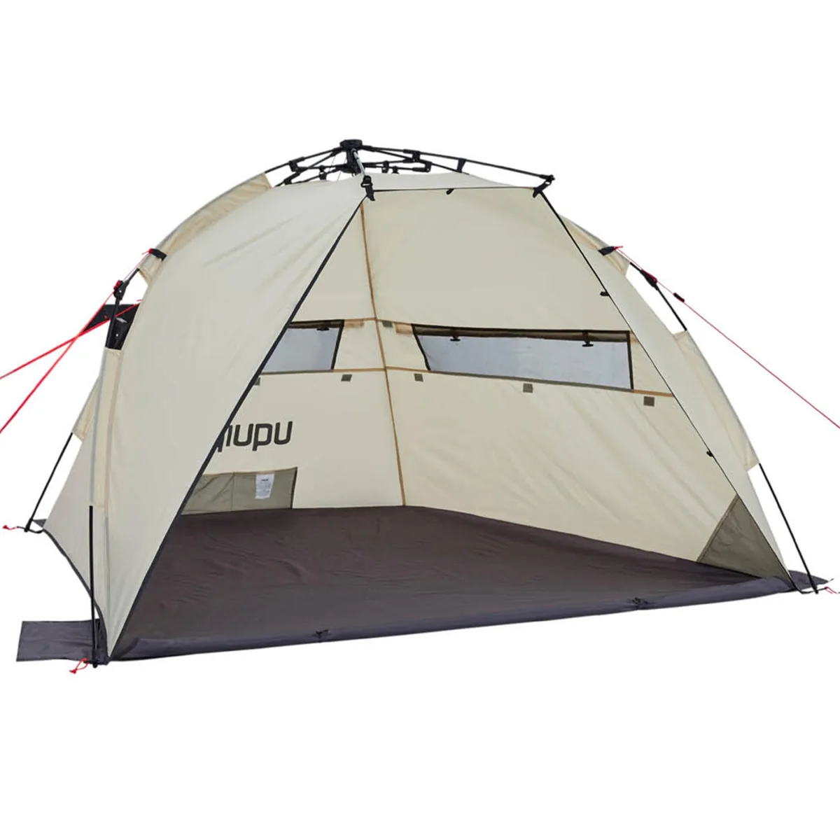 Намет Uquip Polyester 200х150х115 см Піщаний/Сірий UV 50+