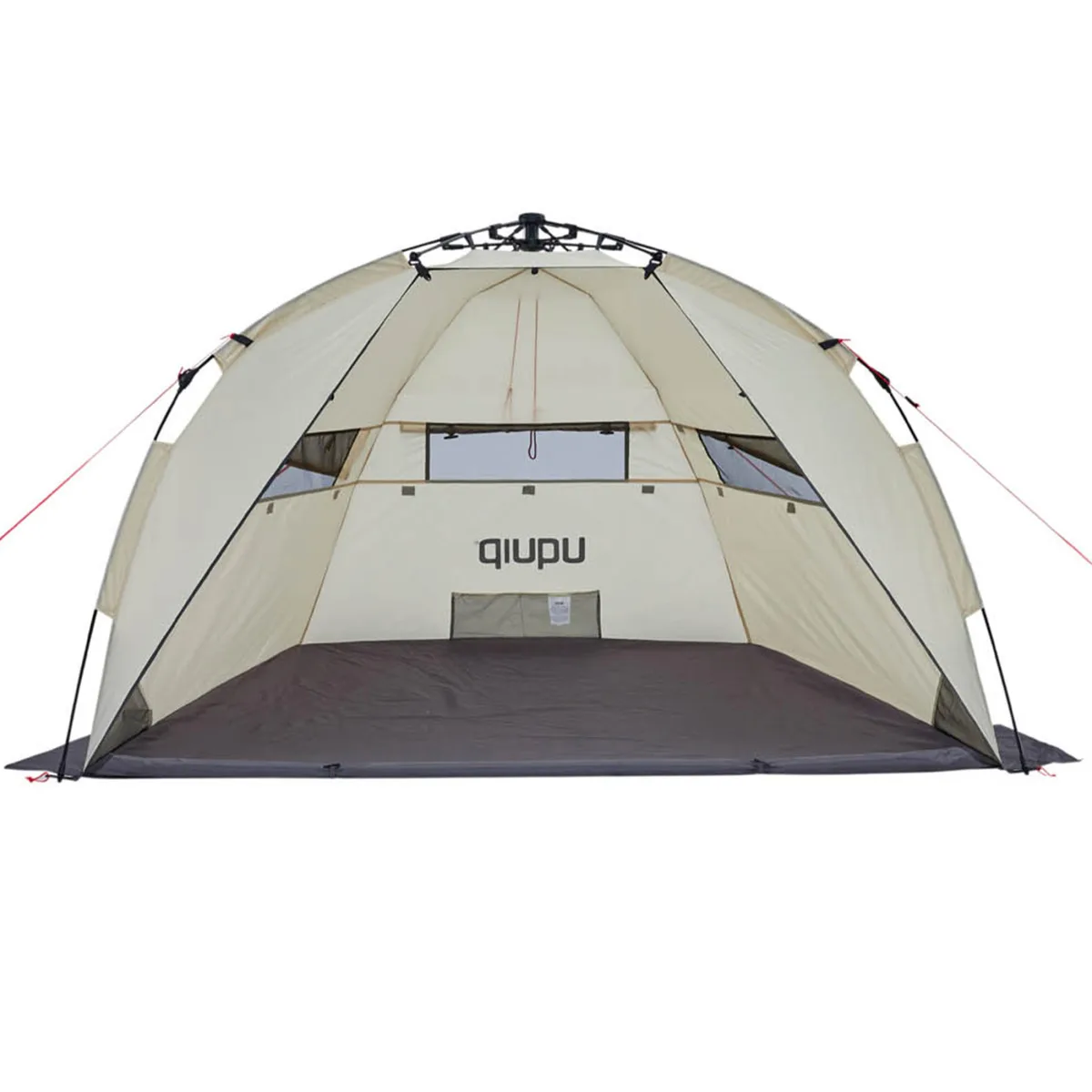 Намет Uquip Polyester 200х150х115 см Піщаний/Сірий UV 50+