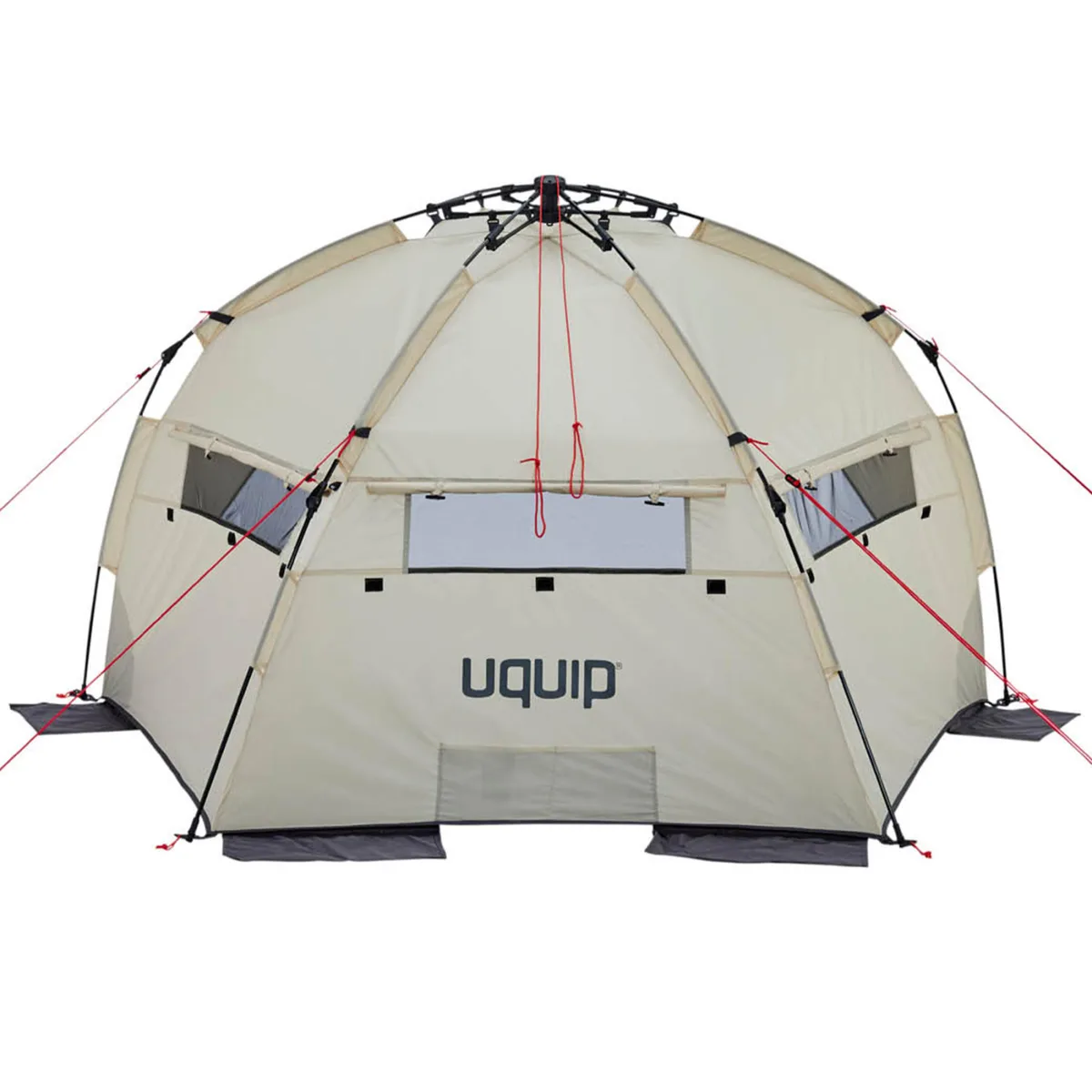 Намет Uquip Polyester 200х150х115 см Піщаний/Сірий UV 50+