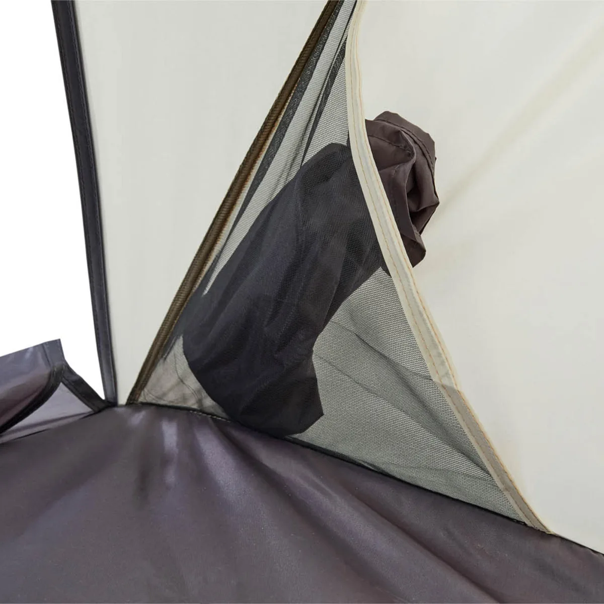 Намет Uquip Polyester 200х150х115 см Піщаний/Сірий UV 50+