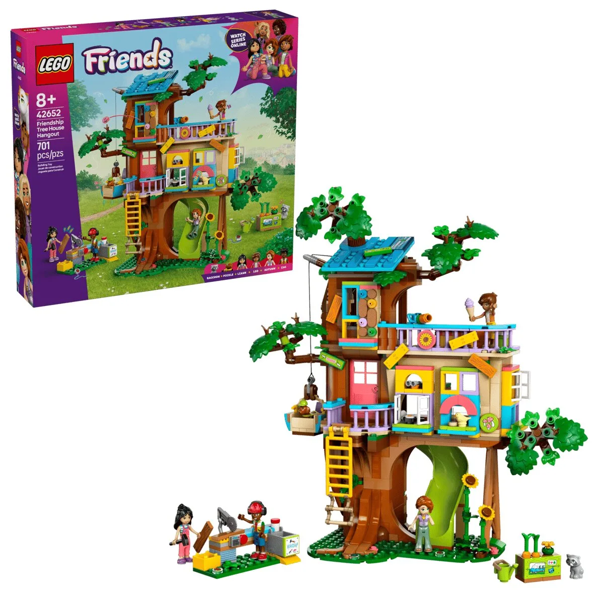 Конструктор LEGO Friends 8+ дерев'яний будиночок з тваринами