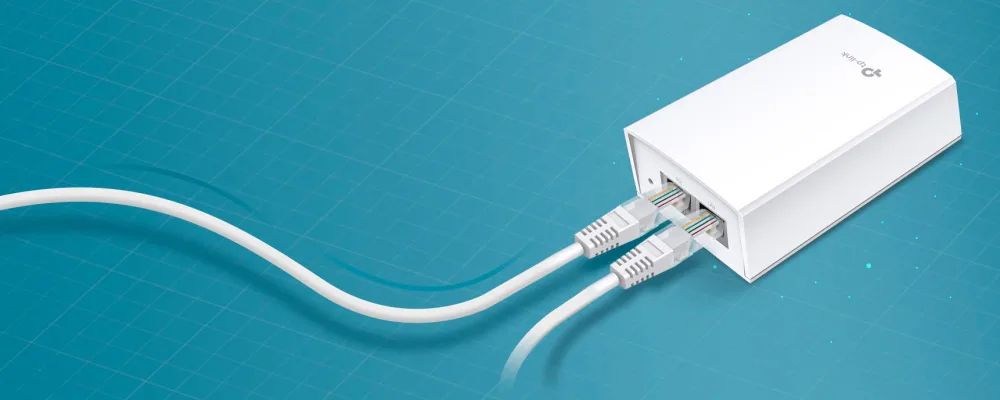 Инжектор PoE TP-Link 24Вт Пассивный черный