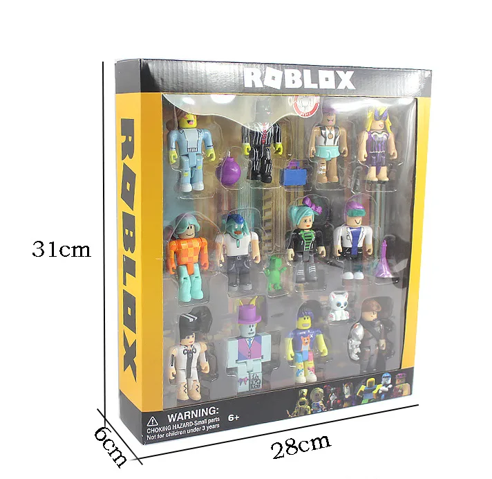 Ігрові фігурки Roblox 12 шт пластик 31х28х6 см різні кольори