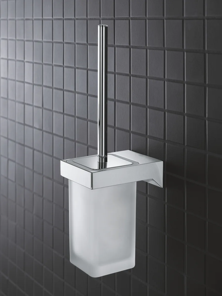 Туалетний йоржик Grohe нержавіюча сталь 381х103х138 мм хром матовий