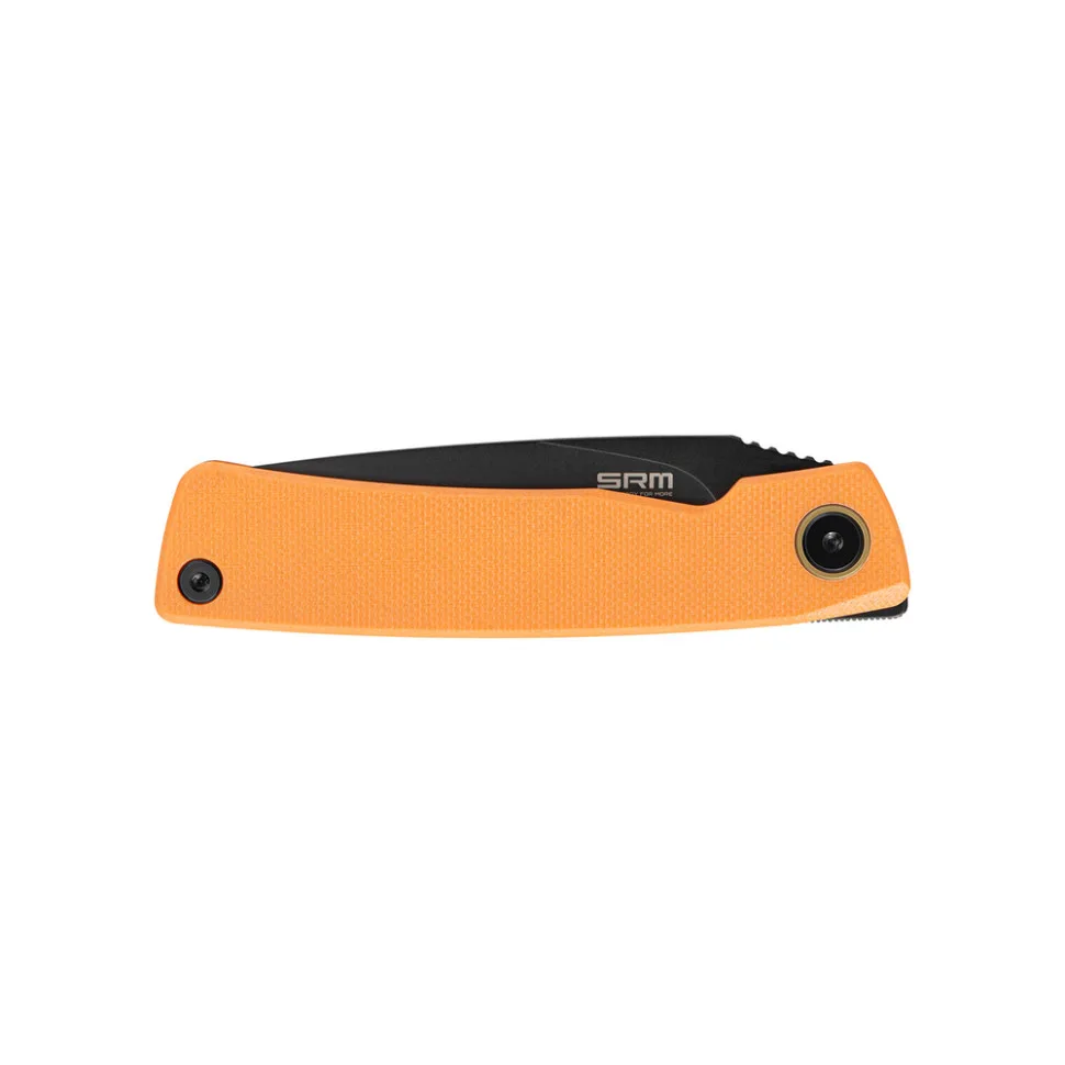 Нож складной SRM G10 75 мм оранжевый Sandvik 14C28N