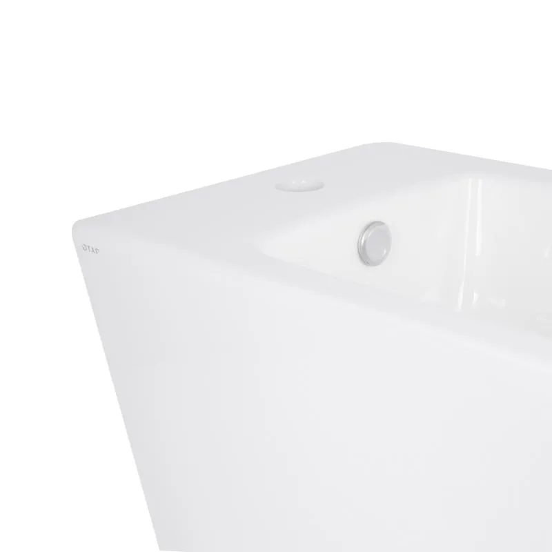 Біде підлогове Qtap Cardinal 520x345x400 мм кераміка біле