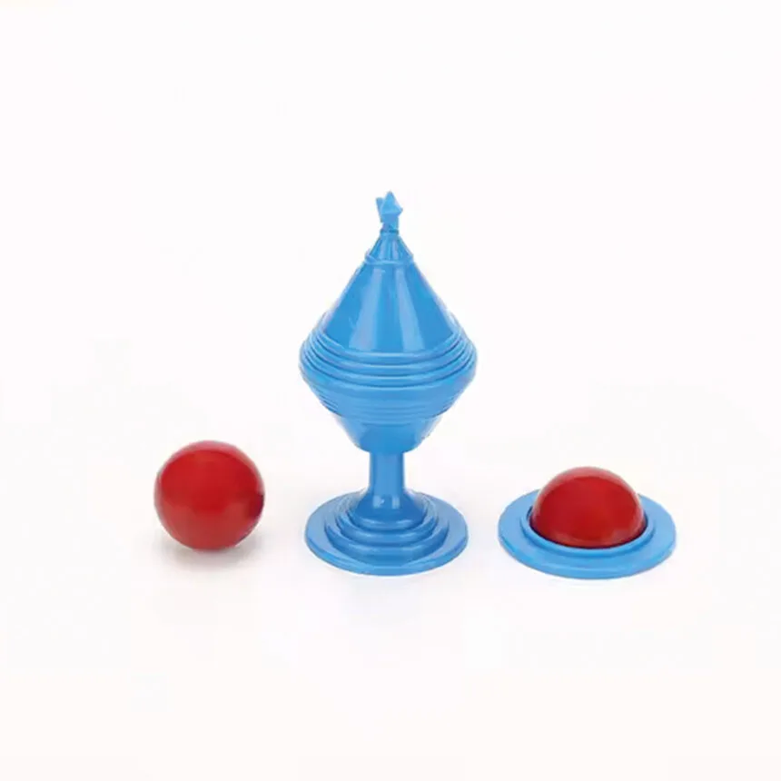 Набор для фокуса Vladi Toys разборная ваза 15 см красная шарик