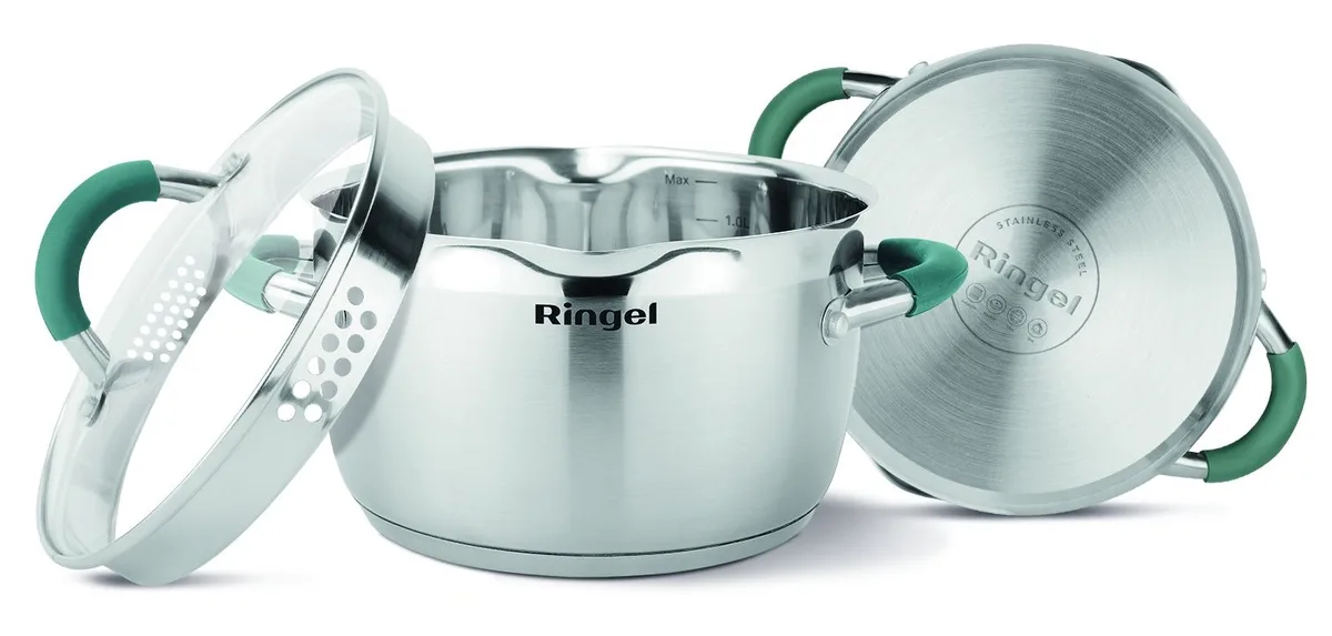 Каструля RINGEL Нержавіюча сталь 18 см 2,5 л