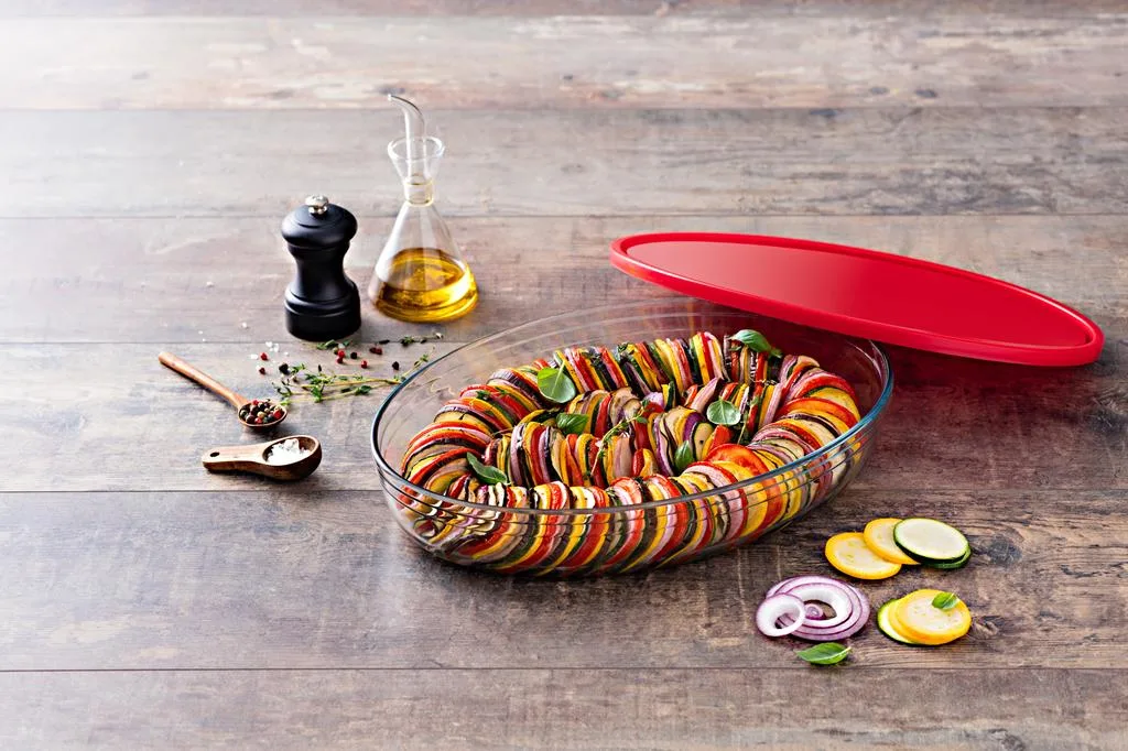 Форма O CUISINE жаростійке скло овальна 35х24х6 см з кришкою