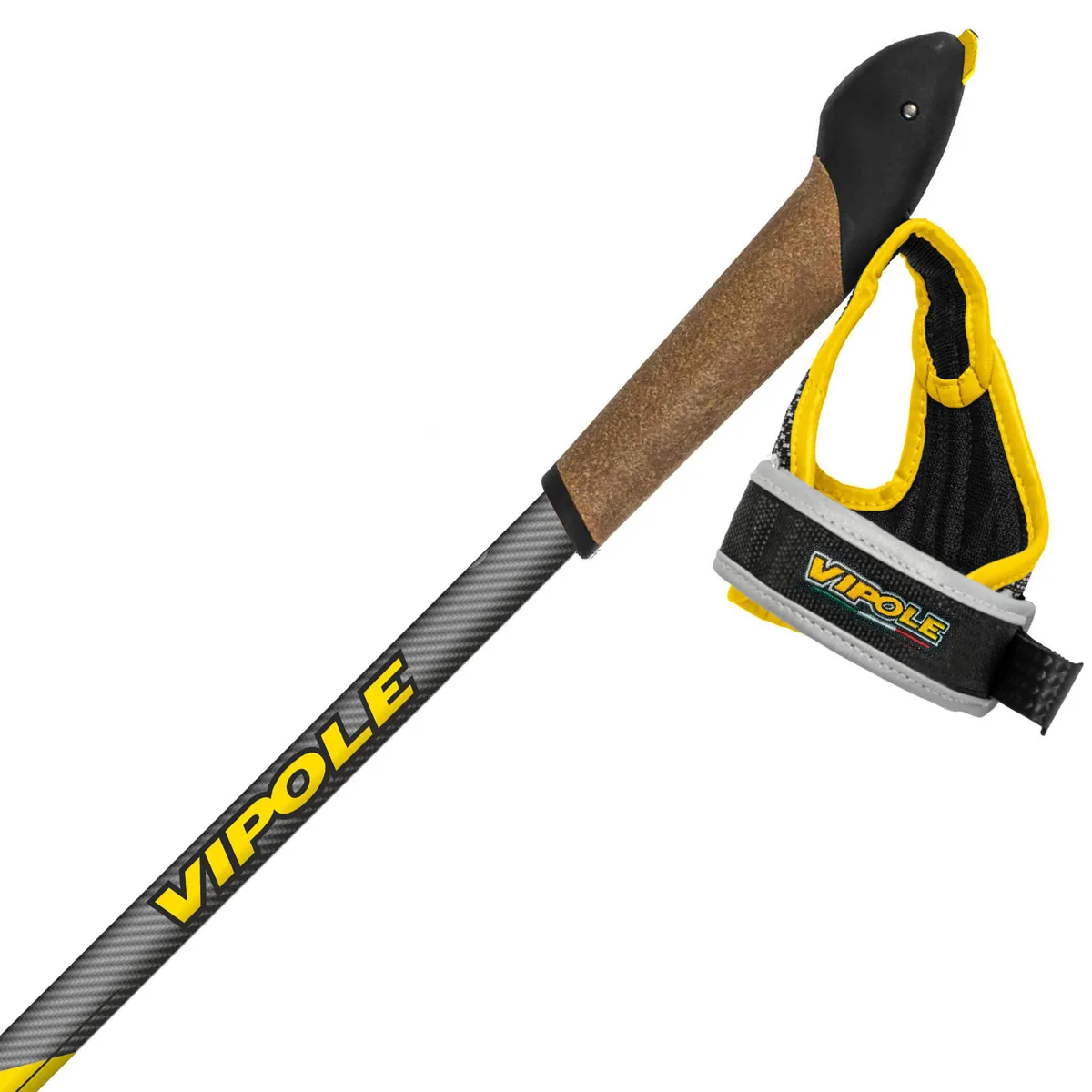 Палки для скандинавской ходьбы Vipole Carbon 90-130 см Светло-серые