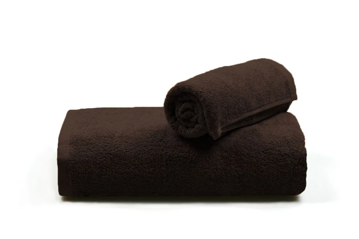 Рушник махровий Home Line 100% бавовна 50х90 см коричневий