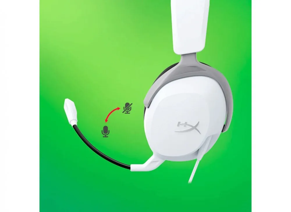 Гарнітура HyperX дротова 275 г біла з сірою для Xbox 3,5 мм