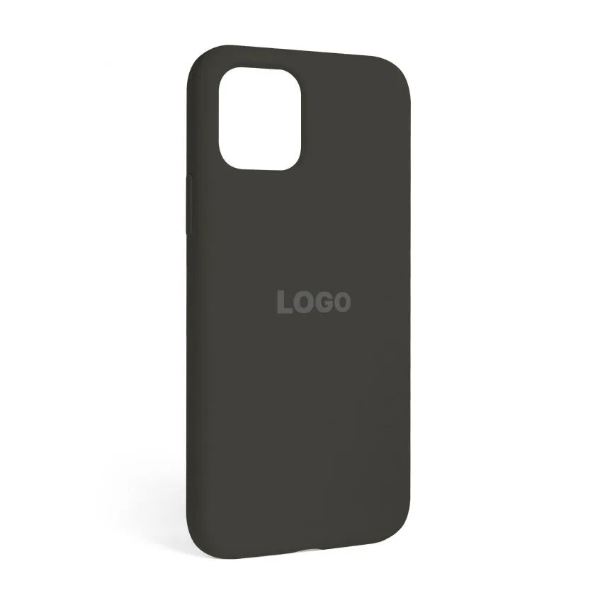 Чохол силіконовий для Apple iPhone 12 12 Pro  dark grey