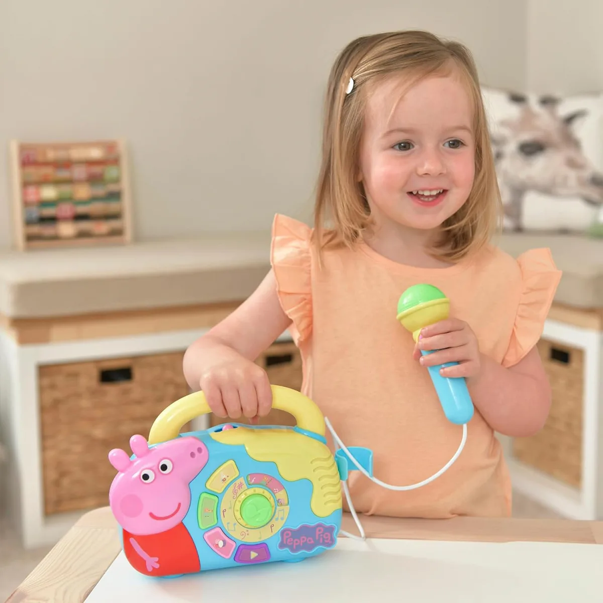 Музыкальная игрушка Peppa Pig комбинированные материалы 23 см Розовый