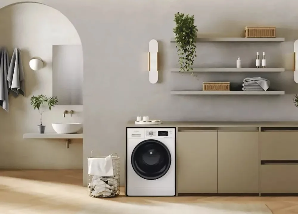 Прально-сушильна машина Whirlpool 8 кг 1400 об/хв 59,5х85х54 см Білий