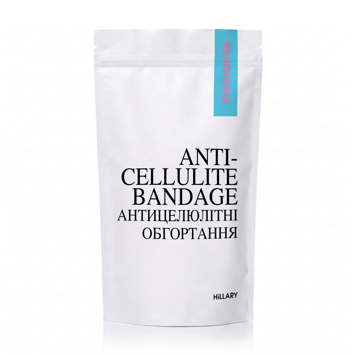 Курс антицелюлітних моделюючих обгортань з Ніацинамідом Hillary Niacinamide Cold Slim (6 уп.)