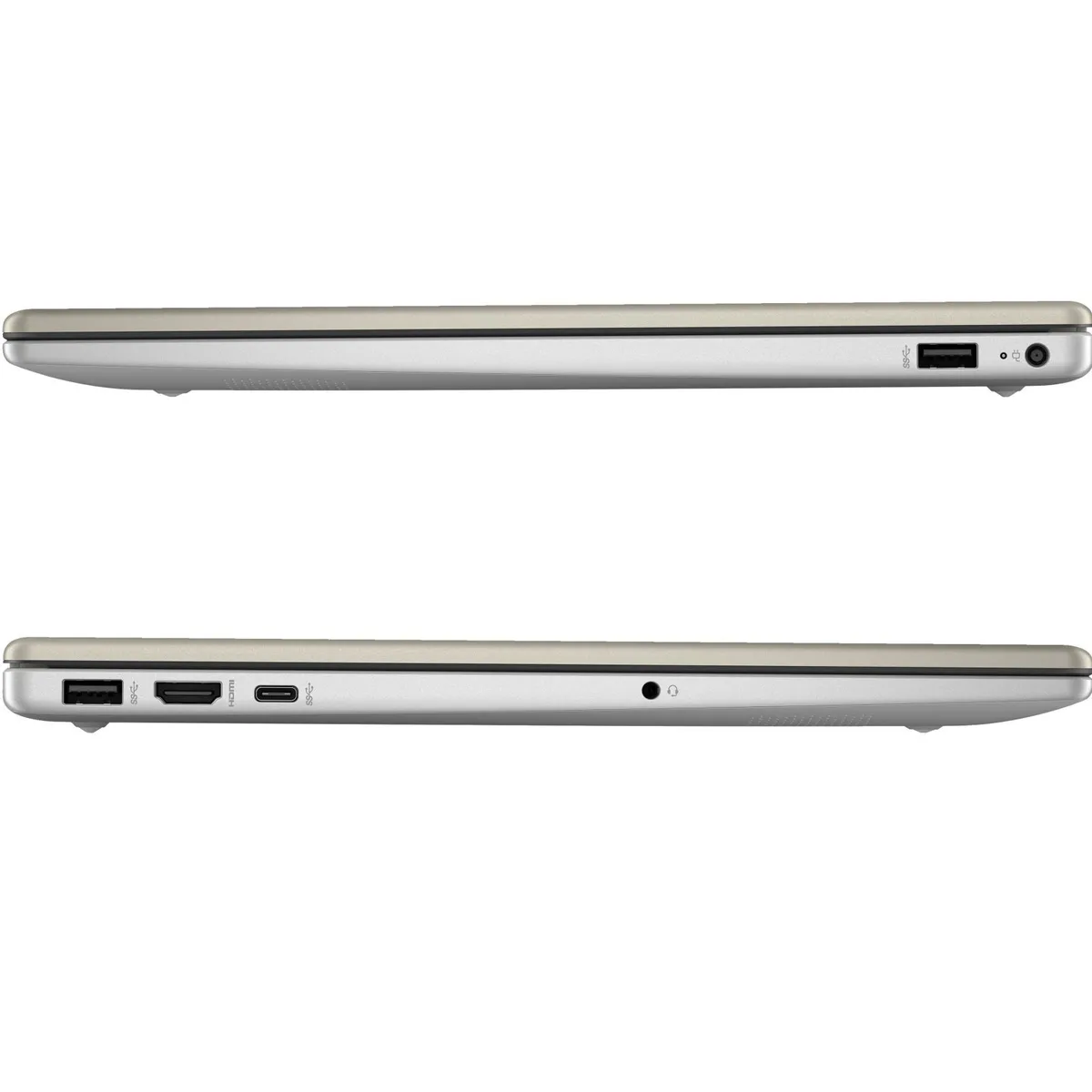 Ноутбук HP 15-fd0189ua 15.6" FHD IPS AG, Intel 5-120U, 16GB, F512GB, UMA, DOS, золотистий