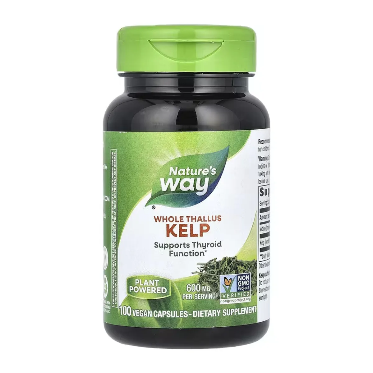 Kelp Природний шлях веганські капсули 600 мг 100 капсул