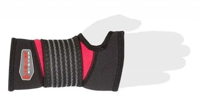 Бандаж на зап'ястя Active Point Нейлон L/XL Чорний
