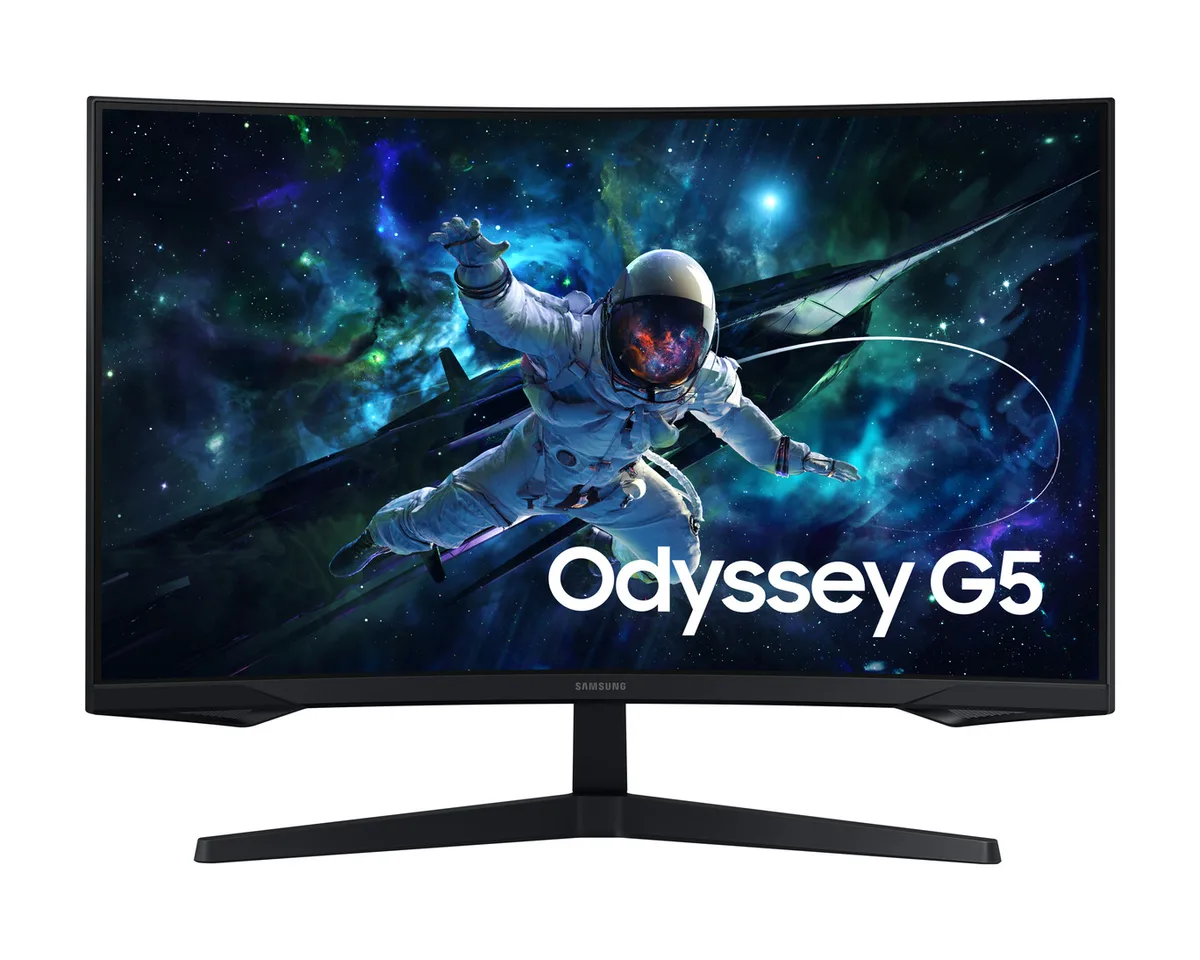 Монитор Samsung 31.5" Odyssey G55C 2xHDMI, DP, VA, 2560x1440, 165Hz, 1ms, ИЗГИБНЫЙ