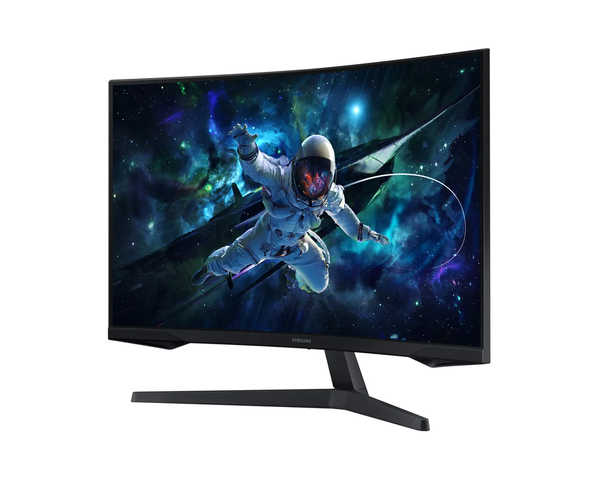Монитор Samsung 31.5" Odyssey G55C 2xHDMI, DP, VA, 2560x1440, 165Hz, 1ms, ИЗГИБНЫЙ