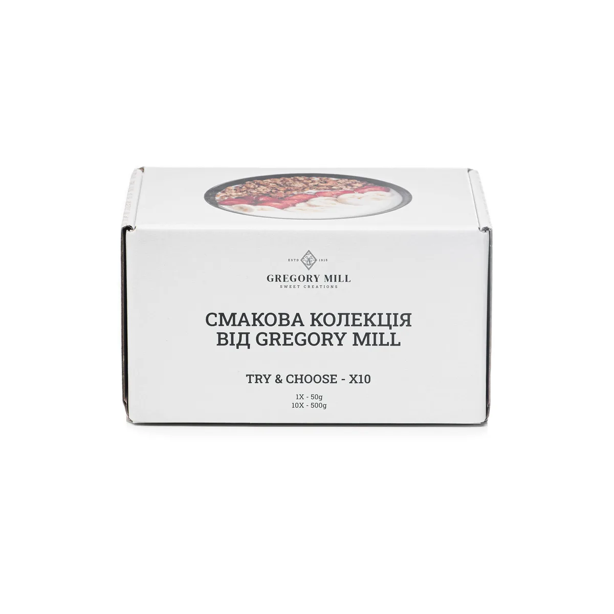 Набір граноли "Смакова колекція Gregory Try&Choose 10" 500 г
