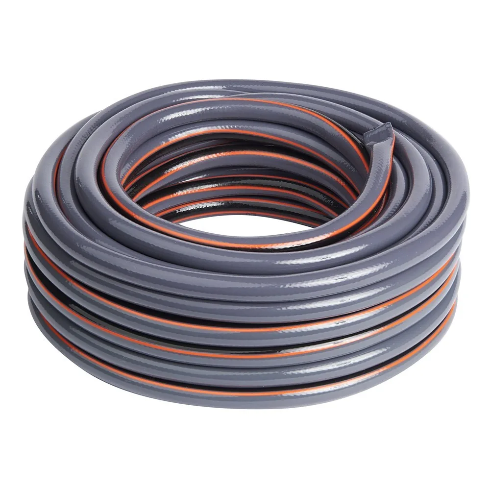 Садовий шланг SEQUOIA SWH1220 1/2" 20м, трислойний, стійкий до тиску 15 бар, температурний діапазон -10 до +60°C, вага 2.6 кг.