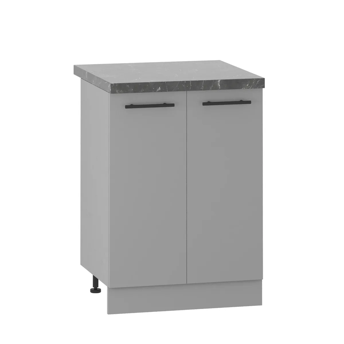 Шафа нижня МК Compact ЛДСП 820х600х460мм Сірий модульний корпус для кухні меблі для зберігання
