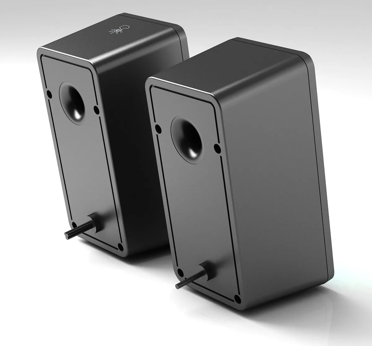 Акустична система Redragon пластикова 82х180х96 мм Чорна 6 Вт USB 3,5 мм з підсвіткою