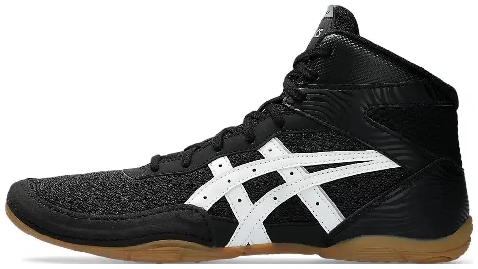 Борцовки Asics искусственный нубук 31 5 черные детские