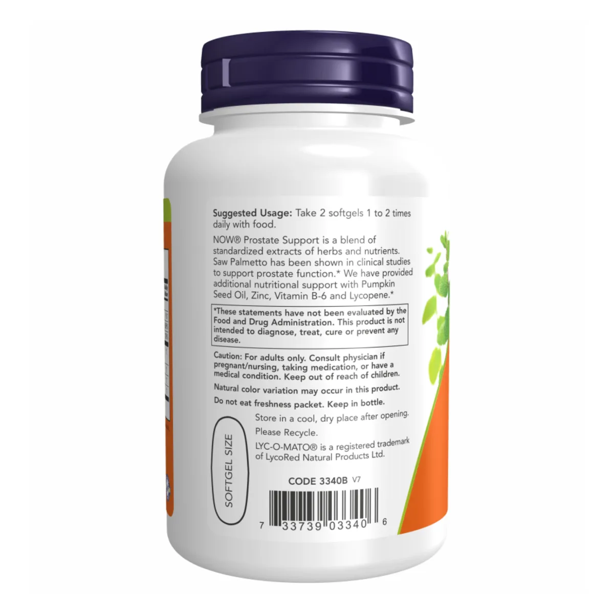 Now Foods Prostate Support капсулы 180 желатиновые для здоровья простаты