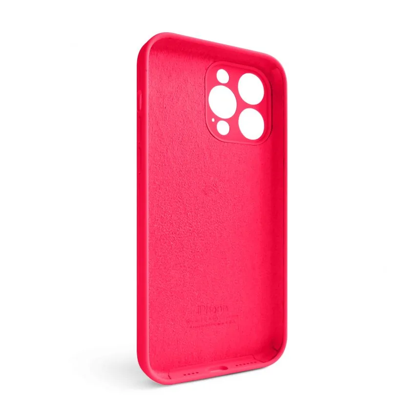 Чохол силіконовий для Apple iPhone 14 Pro Max  закрита камера рожевий