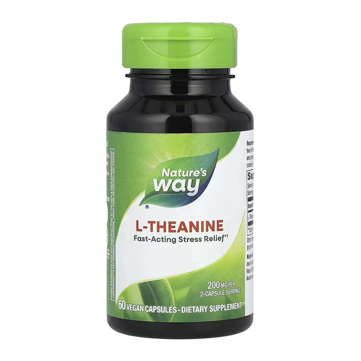 L-Theanine Nature's Way рослинна капсула 60 шт для спокою та концентрації