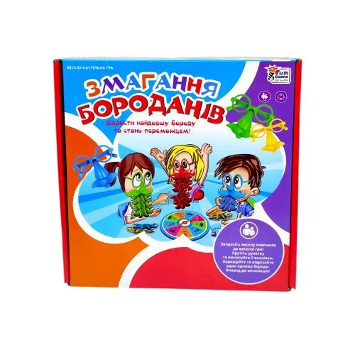 Настільна гра Fun Game Club Змагання бороданов для дітей та дорослих