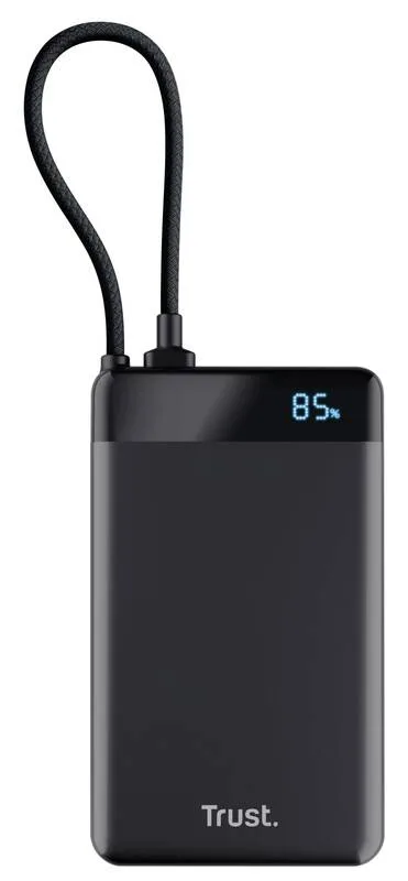 Акумулятор портативний Trust літій-іонний 10000мА·год алюміній чорний 2хUSB-C 20W
