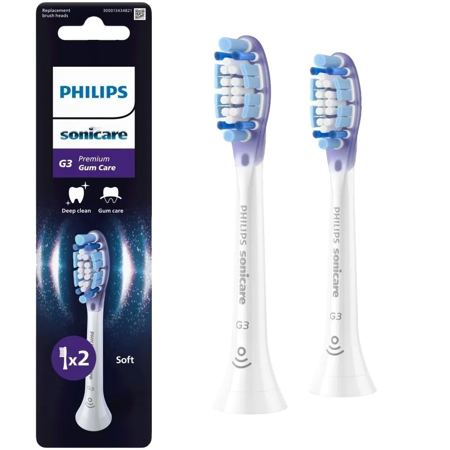 Насадка для зубної щітки Philips 2 шт біопластик 70%