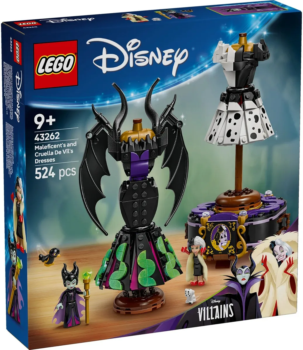 Конструктор LEGO Disney Classic Сукні Малефісенти та Лютелли де Віль