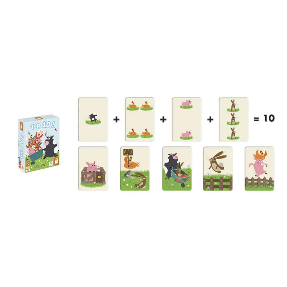 Настольная игра мемо Janod Топ 10