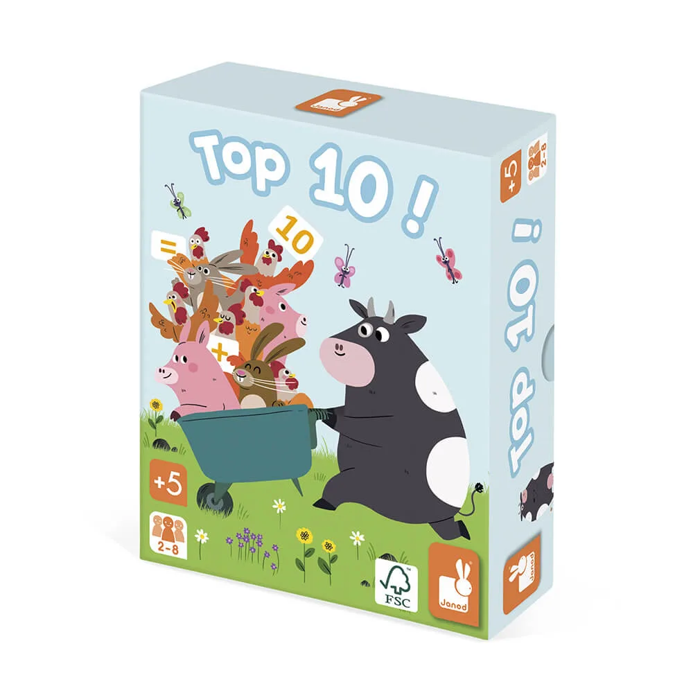 Настольная игра мемо Janod Топ 10