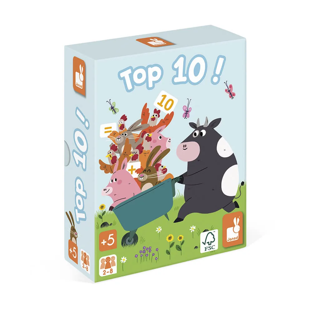 Настольная игра мемо Janod Топ 10