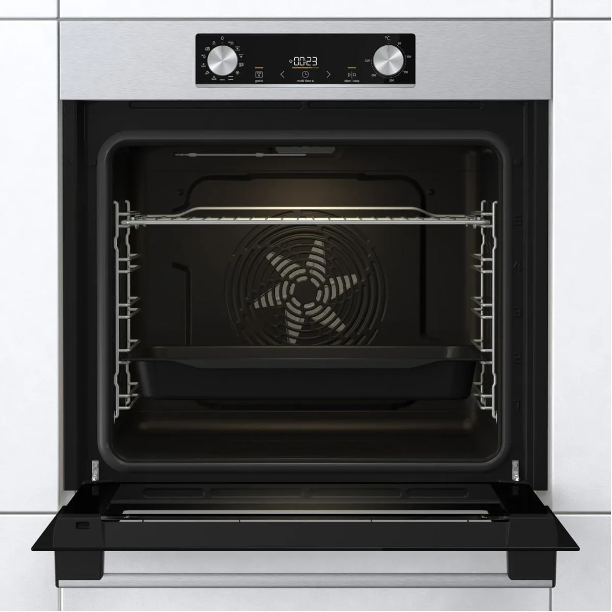 Електрична духова шафа Gorenje Нержавіюча сталь 59,5х59,5х56,4 см 77 л