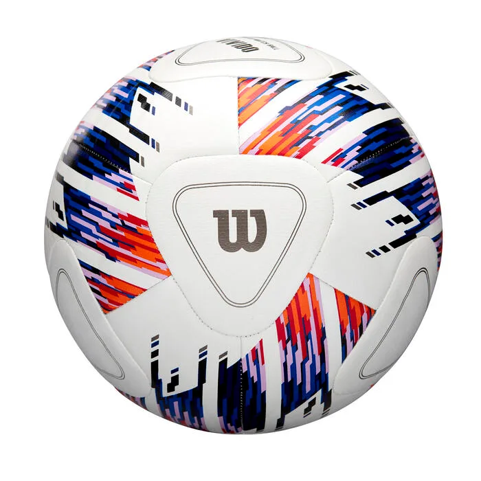 Футбольний м'яч Wilson EVA розмір 5 білий червоний