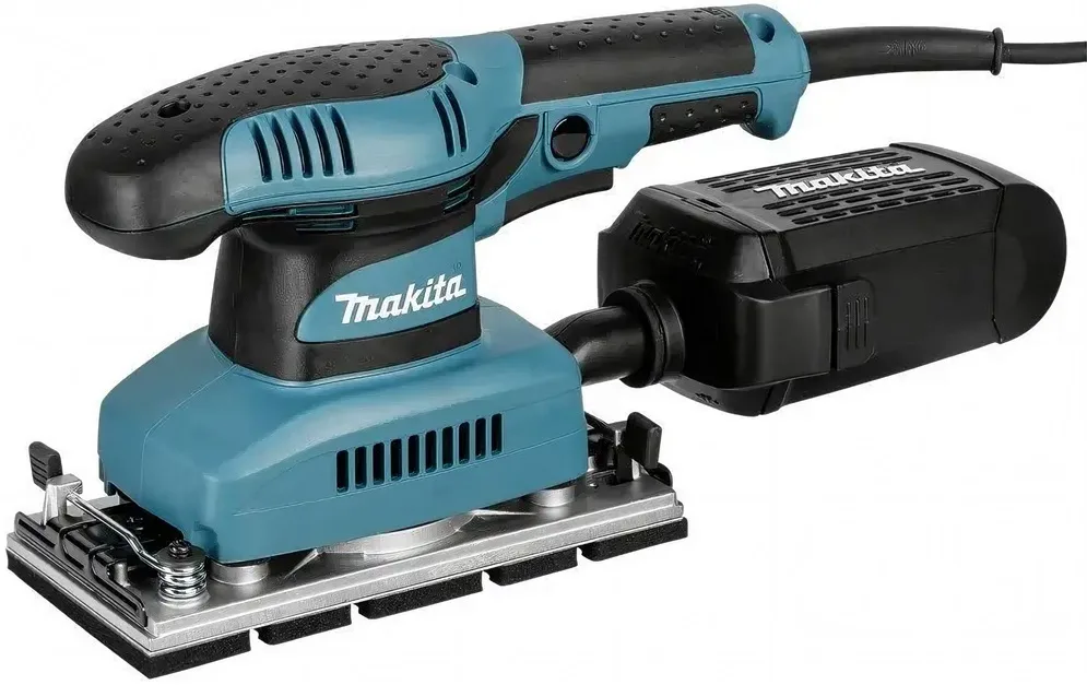 Вібраційна шліфувальна машина Makita BO3710, 190 Вт, 93x185 мм, 22000 об/хв, 1.6 кг.